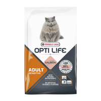 VERSELE-LAGA Opti Life Cat Adult Sensitive Salmon - sucha karma dla kota 7,5kg