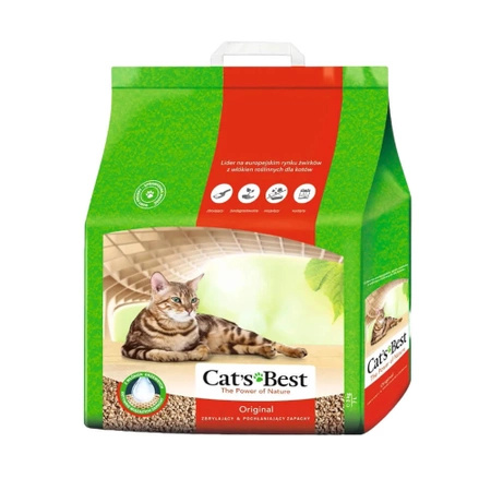 CAT'S BEST Original - żwirek drewniany dla kota zbrylający 7l/3kg - USZKODZONY