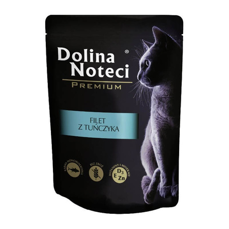 DOLINA NOTECI Premium Filet Z Tuńczyka - mokra karma dla kota - saszetka 85g