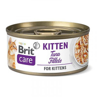 BRIT Care Cat Kitten Tuna Fillets – mokra karma dla kota – puszka 70g