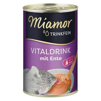 MIAMOR Trinkfein Vitaldrink Z Kaczką - przysmak dla kota 135ml