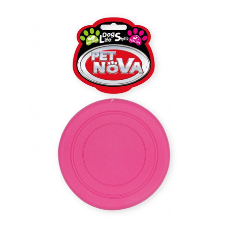 PETNOVA - Frisbee dla psa 18cm różowe z aromatem mięty