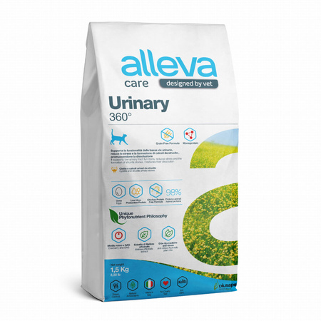 ALLEVA Care Urinary 360° - sucha karma dla kota z chorobami układu moczowego 1,5kg