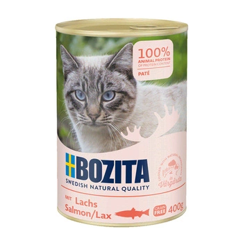 BOZITA Cat z łososiem - mokra karma dla kota - puszka 400g