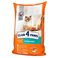 CLUB 4 PAWS Sterilised - sucha karma dla kota 14kg