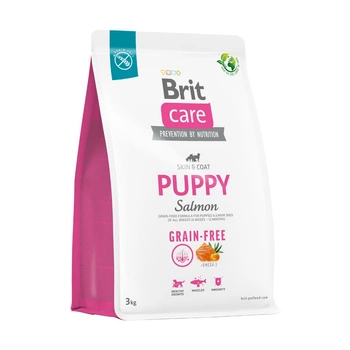 BRIT Care Dog Grain-Free Puppy Salmon - sucha karma dla psa 3kg