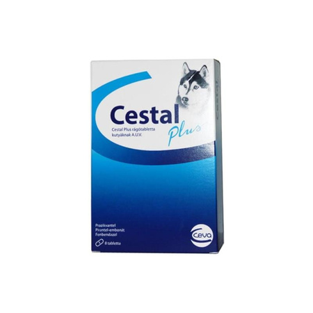 CESTAL Plus - tabletki na odrobaczenie dla psa 8szt.