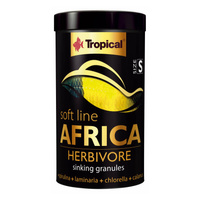 TROPICAL Soft Line Africa Herbivore Size S - pokarm dla roślinożernych i wszystkożernych ryb afrykańskich 250ml