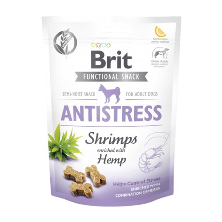 BRIT CARE Dog Functional Snack Shrimp Antistress - przysmak dla psa 150g