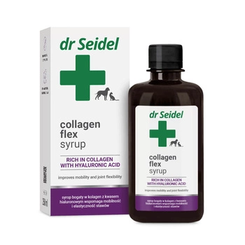 DR SEIDEL Collagen flex syrup - preparat wspomagający mobilność i elastyczność stawów dla psa i kota 250ml