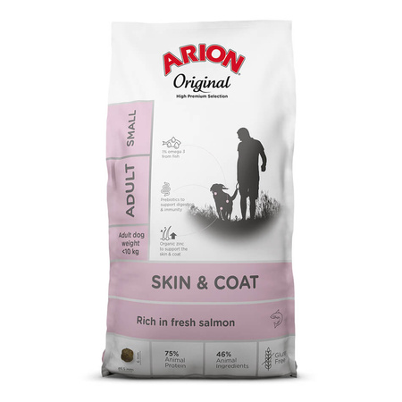 ARION Original Skin & Coat Adult Small Salmon - sucha karma dla psa 2kg