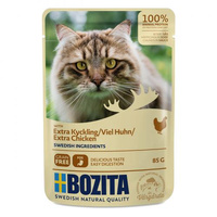 BOZITA Cat Kurczak W Sosie - mokra karma dla kota - saszetka 85g