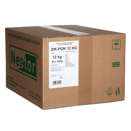 NESTOR Pokarm Dla Ptaków Zimujących 12kg - 30x400g