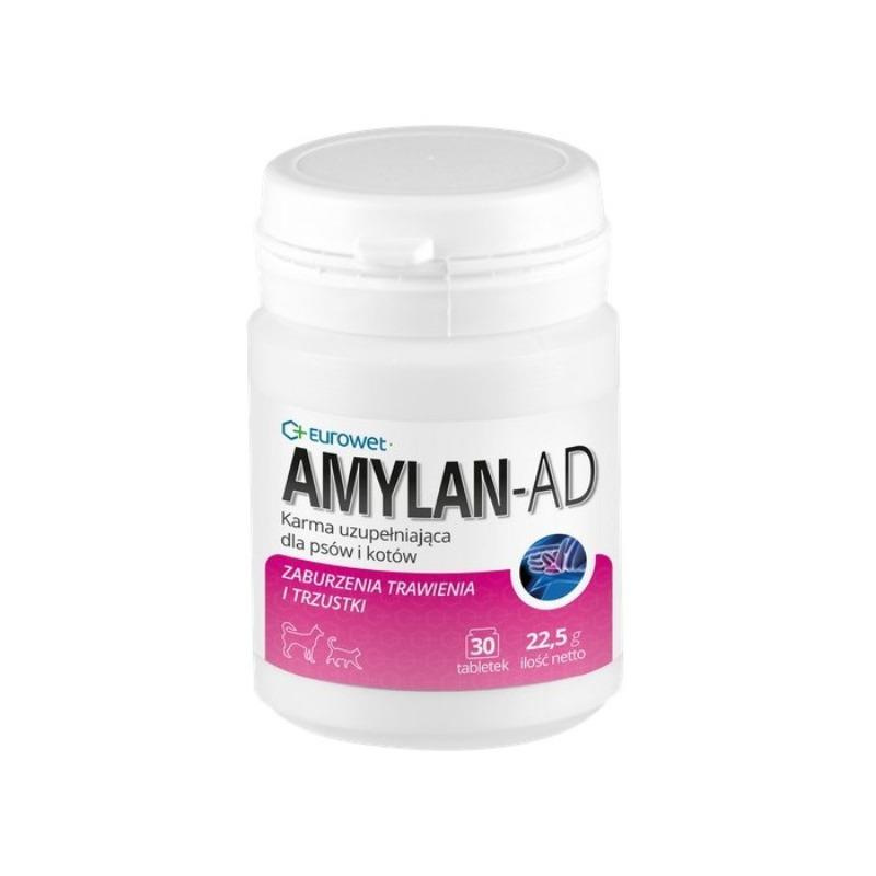 Amylan 30 tabletek - suplement na trawienie dla psów i kotów