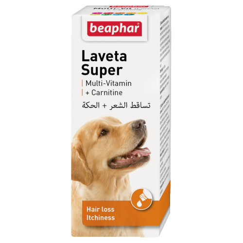 Beaphar Laveta Super 50 ml - preparat witaminowy dla psa 50 ml Dostawa GRATIS od 159 zł + super okazje