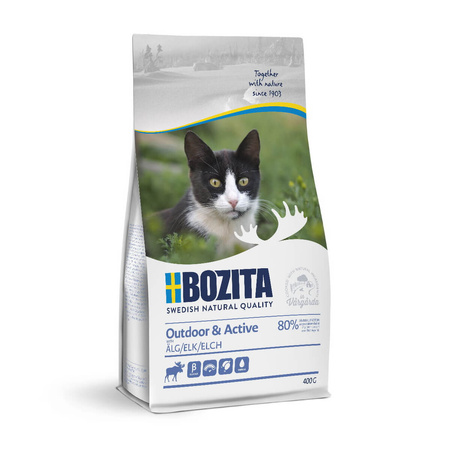 BOZITA Outdoor & Active Elk - sucha karma dla kota 400g