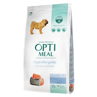 OPTIMEAL Hypoallergenic Adult Medium & Large Breed Z Łososiem - sucha karma dla psa 12kg