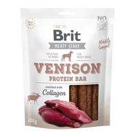 BRIT Jerky Venison Protein Bar - przysmak dla psa 200g