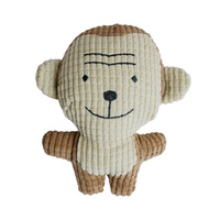 DELEO Małpka pluszowa piszcząca zabawka dla małego psa 26cm