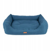 AMIPLAY Sofa Montana - Legowisko dla psa niebieskie - rozmiar M 68 x 56 x 18 cm