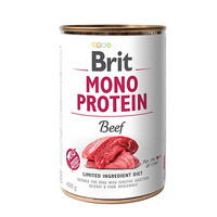 BRIT Mono Protein Beef - mokra karma dla psa - puszka 400g