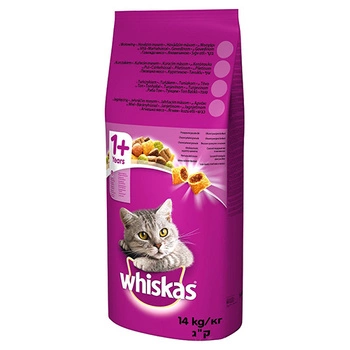 WHISKAS Adult - Tuńczyk Z Warzywami - sucha karma dla kota 14kg