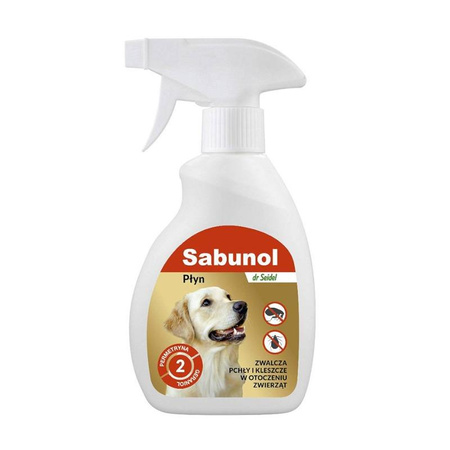 SABUNOL - płyn do zwalczania pcheł w otoczeniu zwierząt 250ml