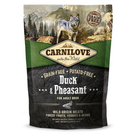 CARNILOVE Duck & Pheasant For Adult - sucha karma dla psa 1,5kg