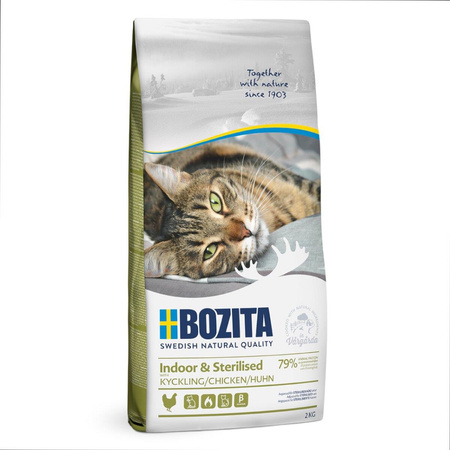 BOZITA Indoor & Sterilised Grain Free Reindeer - sucha karma dla kota 2kg