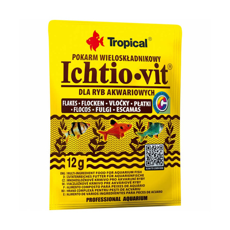 TROPICAL Ichtio-Vit - pokarm dla rybek akwariowych 12g