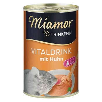 MIAMOR Trinkfein Vitaldrink Z Kurczakiem - przysmak dla kota 135ml