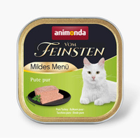 ANIMONDA Vom Feinsten Mild Menu Z Indykiem - mokra karma dla kota - miseczka 100g