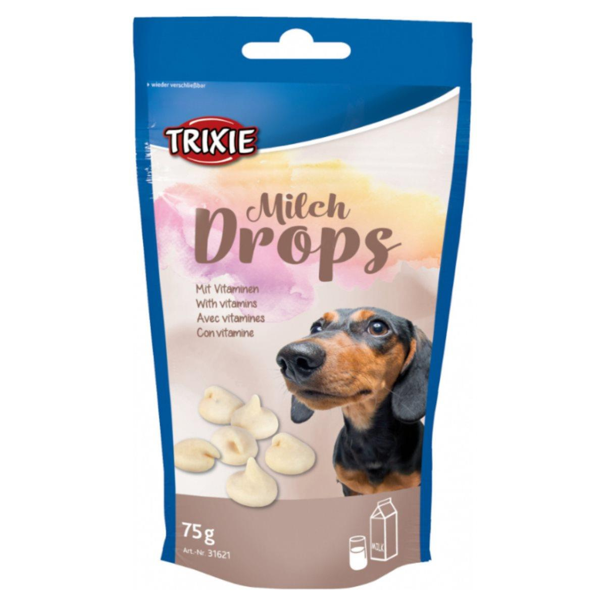 TRIXIE Dropsy Mleczne - przysmak dla psa 75g