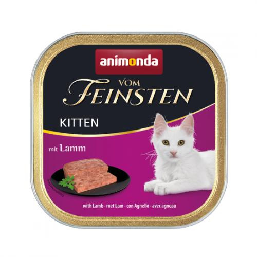 ANIMONDA Vom Feinsten Kitten - mokra karma dla kota - jagnięcina - miseczka 100g