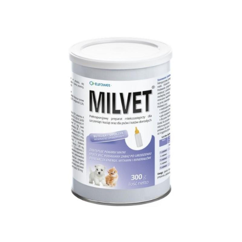 EUROWET Milvet - preparat witaminowy mlekozastępczy dla szczeniąt i kociąt