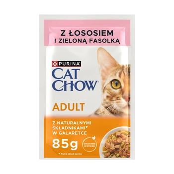 PURINA Cat Chow Adult Łosoś I Zielony Groszek - mokra karma dla kota 85g