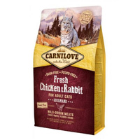 CARNILOVE Cat Fresh Chicken & Rabbit Gourmand - sucha karma dla kota 2kg