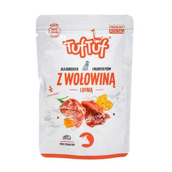 TUF TUF Wołowina Z Dynią - mokra karma dla psa - saszetka 500g