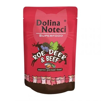 DOLINA NOTECI Superfood Cat Z Sarną I Wołowiną - mokra karma dla kota 85g