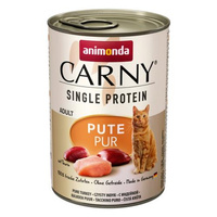 ANIMONDA Carny Adult Single Protein Czysty Indyk - mokra karma dla kota - puszka 400g