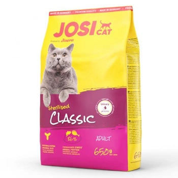 JOSERA JosiCat Classic Sterilised – sucha karma dla kota sterylizowanego 650g