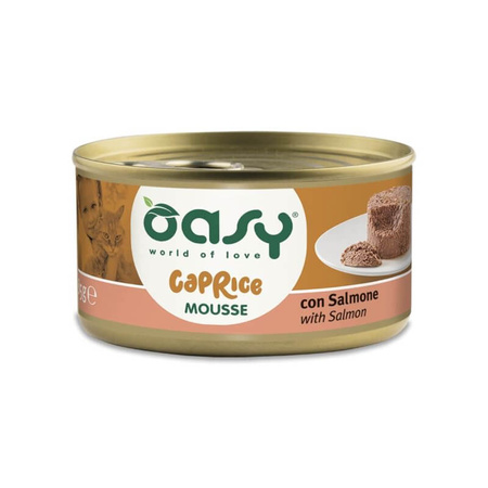 OASY Mousse Z Łososiem - mokra karma dla kota - puszka 85g