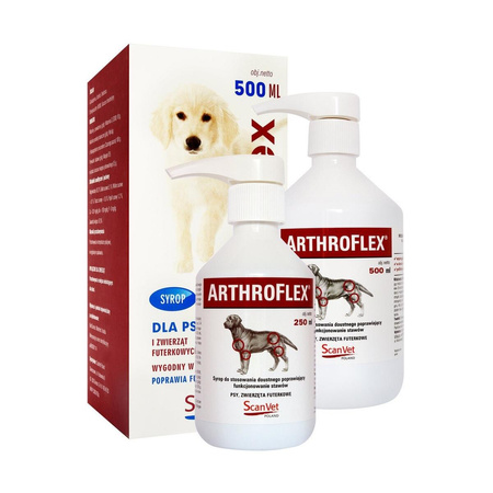 SCANVET Arthroflex Canine - preparat wspomagający funkcjonowanie stawów dla psa 250ml