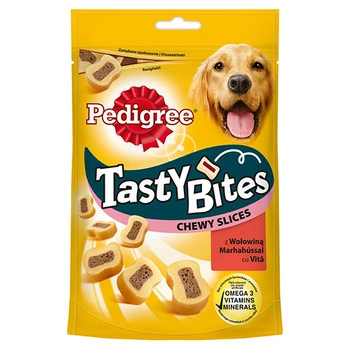 PEDIGREE Tasty Bites Chewy Slices - przysmaki dla psa - saszetka 155g