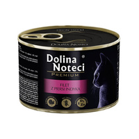 DOLINA NOTECI Premium Filet Z Piersi Indyka - mokra karma dla kota - puszka 185g