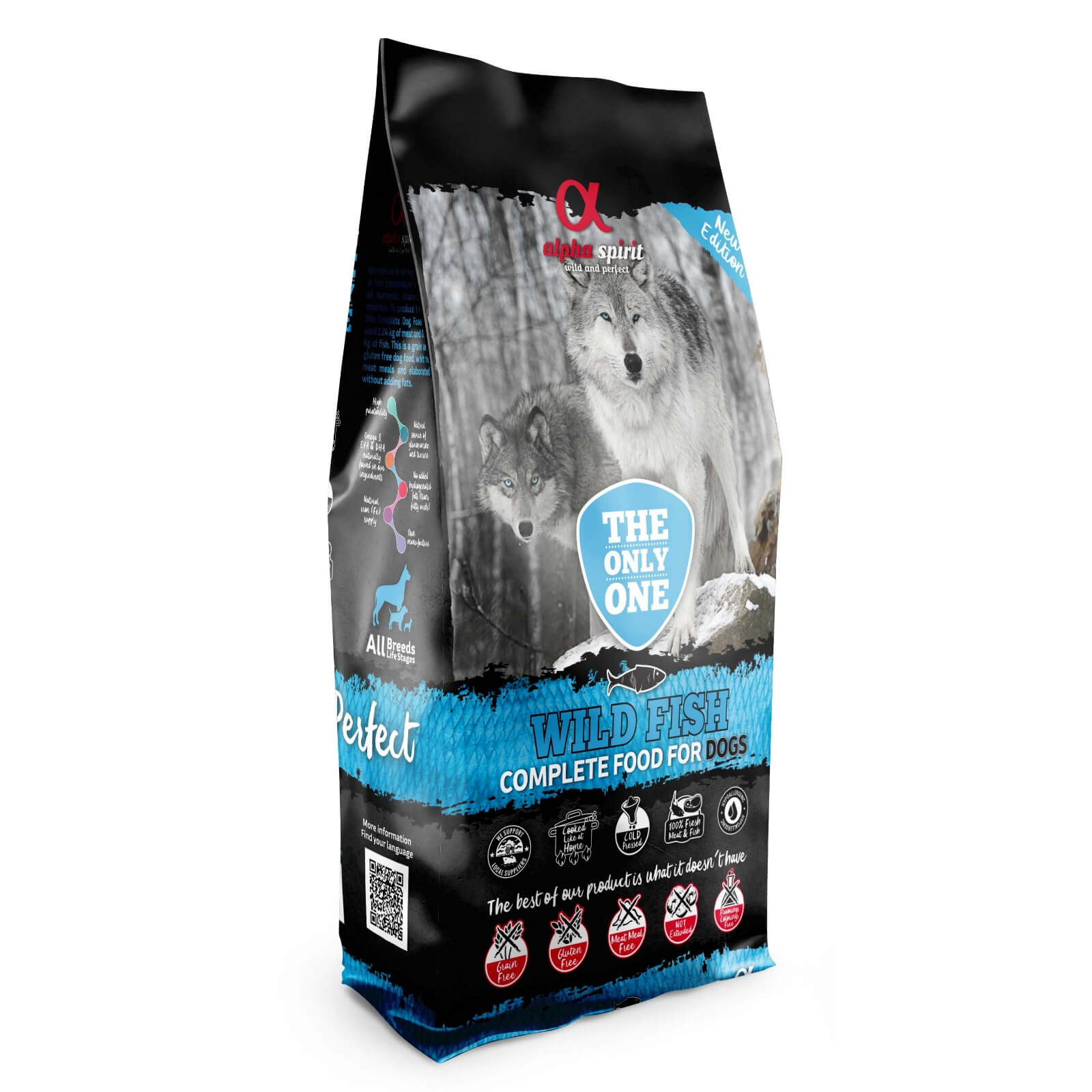 ALPHA SPIRIT Wild Fish 12kg - sucha karma dla psa