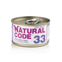 NATURAL CODE 33 Tuńczyk Z Doradą I Amarantusem W Galaretce - mokra karma dla kota - puszka 85g