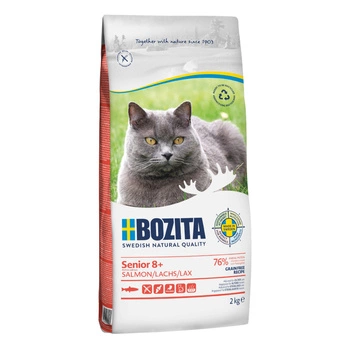 BOZITA Grain Free Senior 8+ Salmon - sucha karma dla kota 2kg