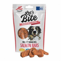 BRIT Let's Bite Dog Meat Snacks Salmon Bars - przysmak dla psa 80g