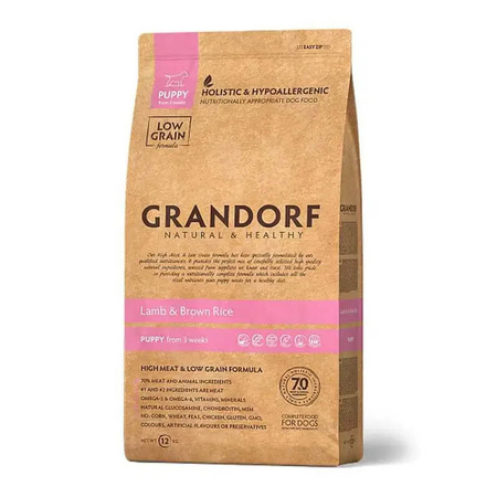 GRANDORF Puppy Lamb & Rice - sucha karma dla psa 3kg